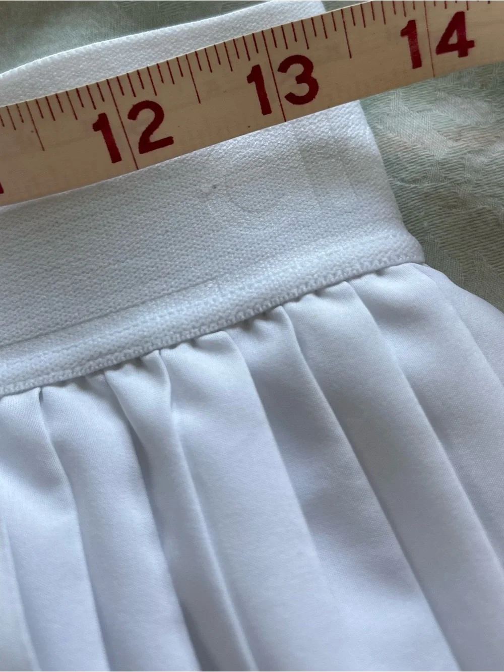 ALO Yoga Aces White Pleated Tennis Skirt Skort Pockets underneath S
